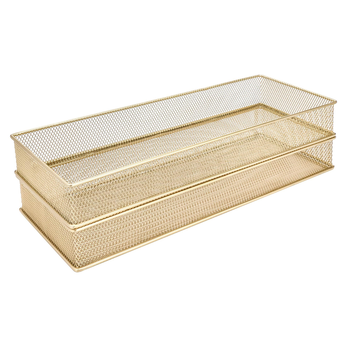 Annova Mesh Stackable Drawer Cabinet and Shelf Organizer Bins Storage Basket School Office Supply