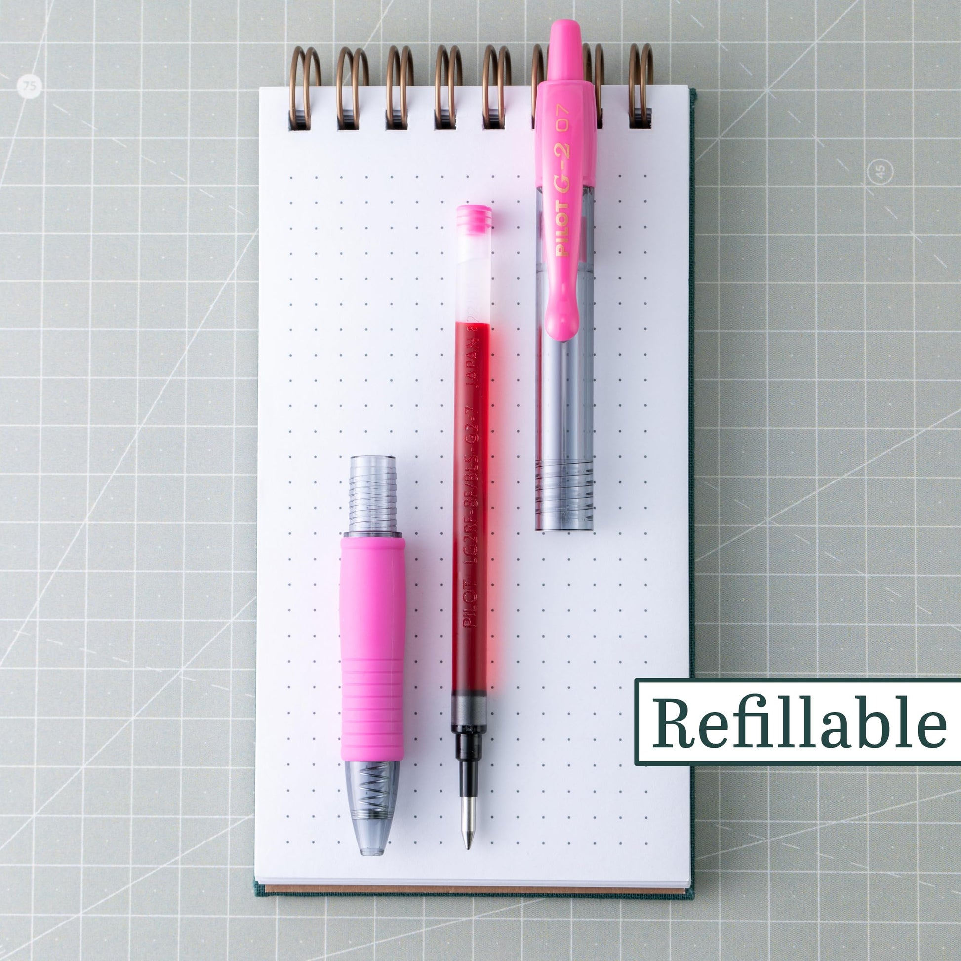 PILOT G2 Premium Rolling Ball Gel Pens, Fine Point 0.7mm, Pink Ink, 12-Pack