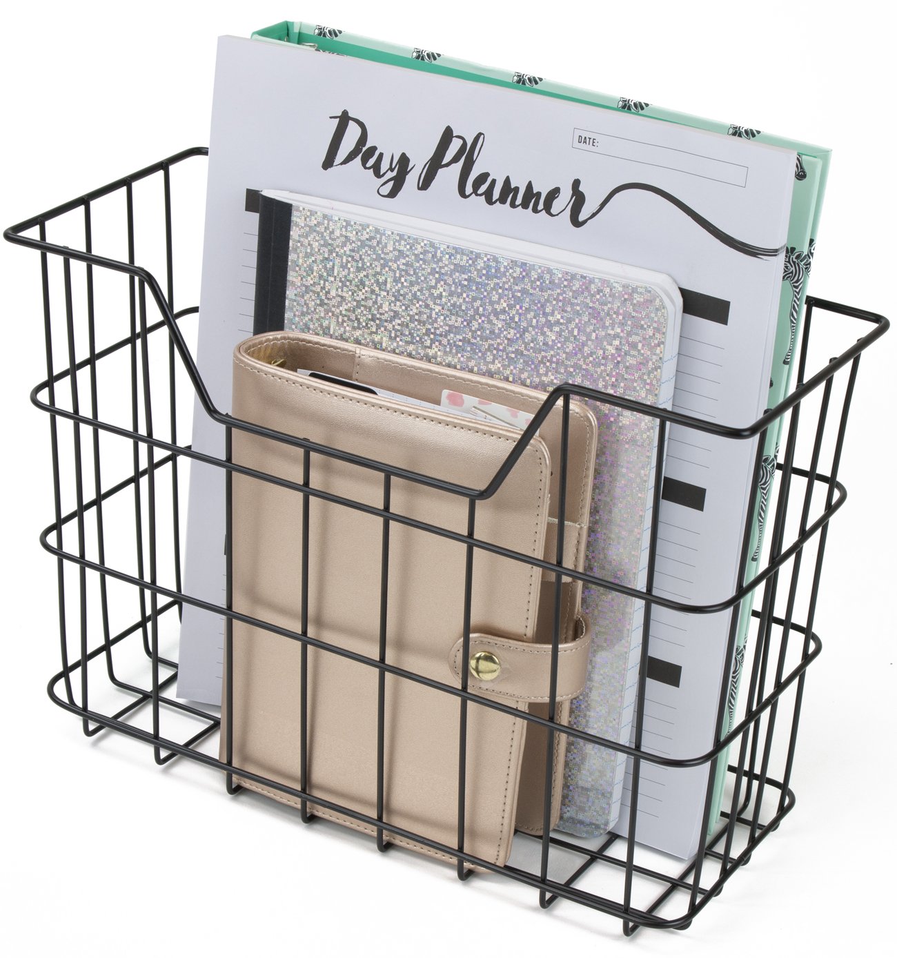 Sorbus Desk Organizer Set, 5-Piece Desk Accessories Set Includes Pencil Cup Holder, Letter Sorter