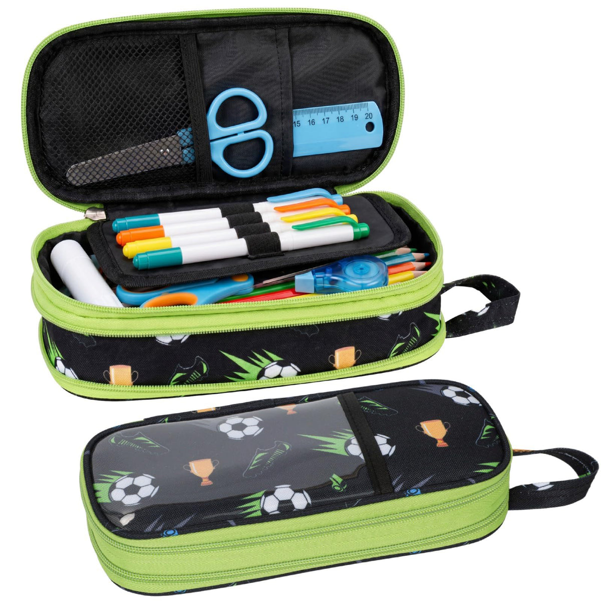 Bagseri Pencil Case for Boys - Expandable Cute Kids Pencil Case