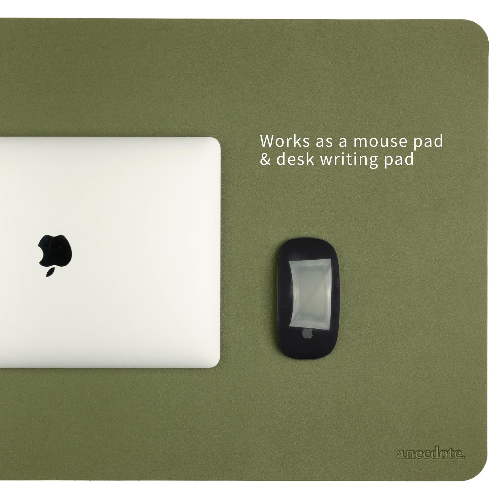 Anecdote Office Desk Pad Mat, Large Keyboard & Mouse Pad, Home Desk Blotter