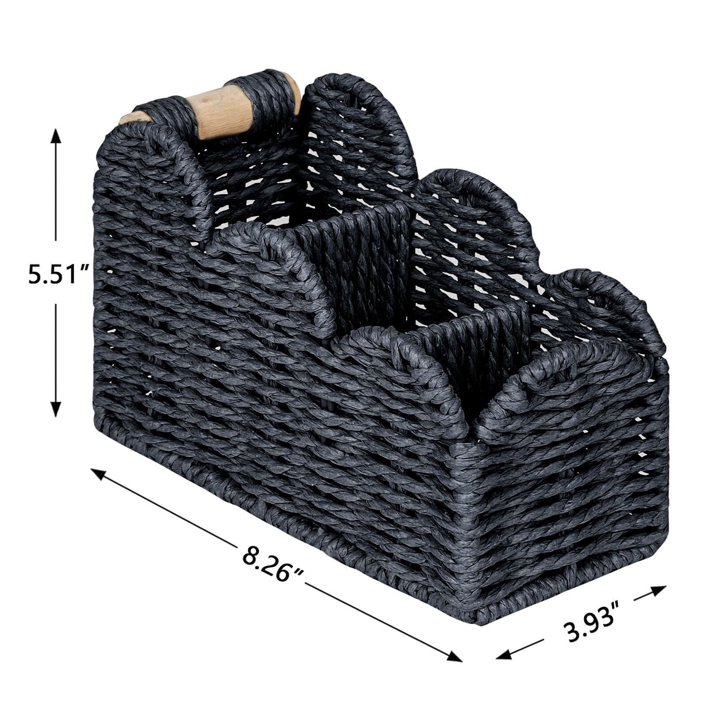 CubesLand Bedside Table Desk Organizer Caddy, Remote Pen&Pencil Holder Cup