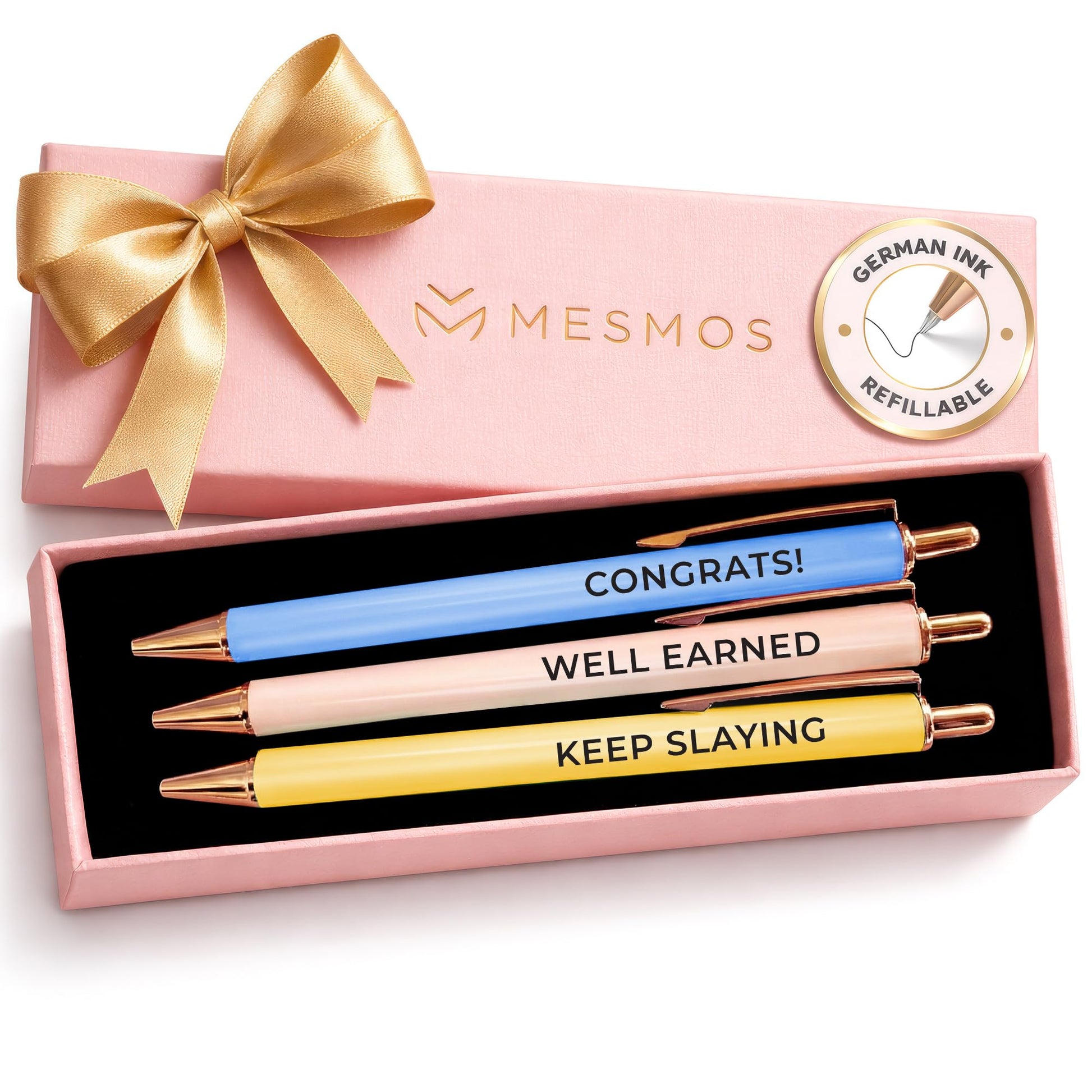 MESMOS 3pcs High End Luxury Congratulations Gifts for Women, Job Promotion Gifts for Women, Thank