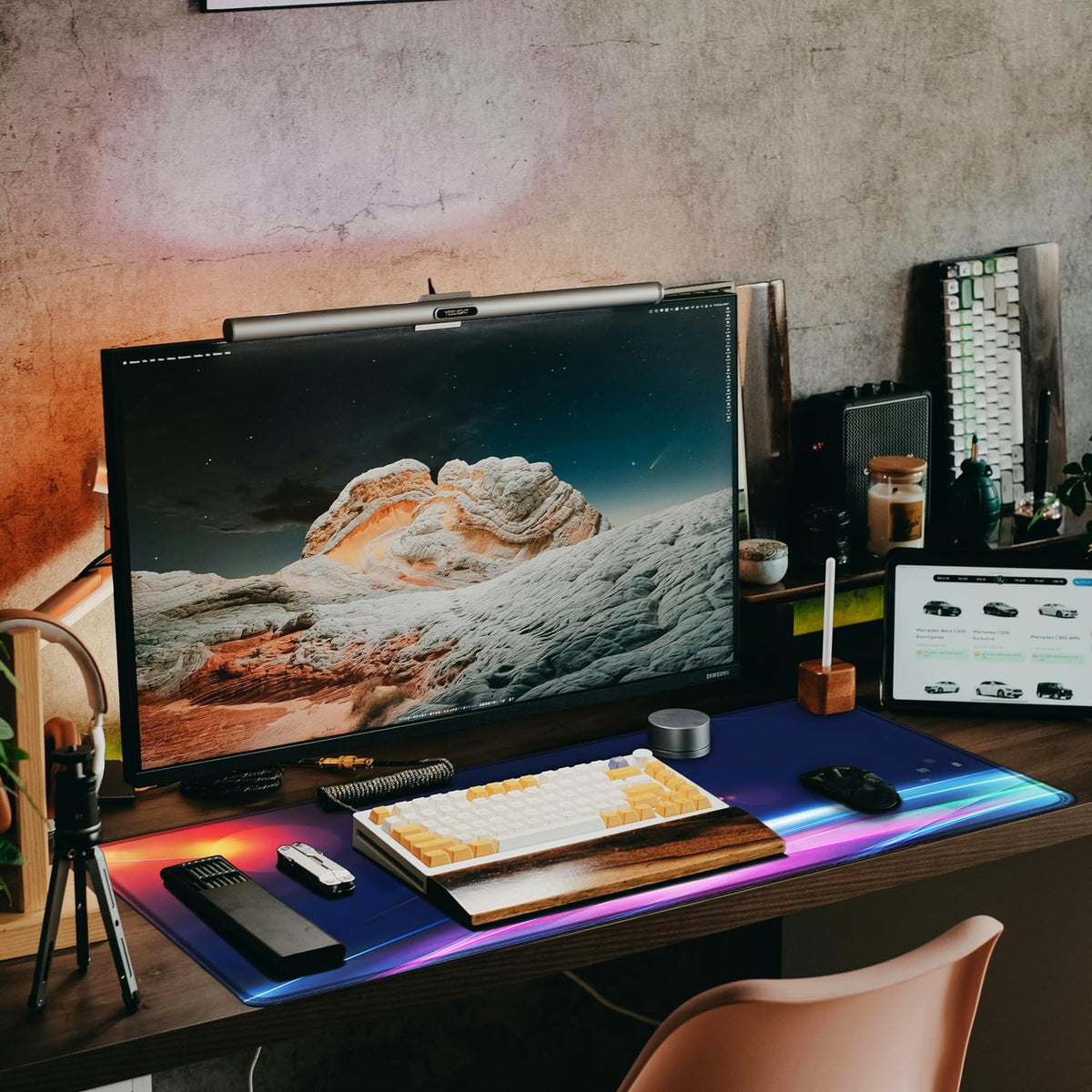 Large Extended Gaming Mouse Pad, 31.5" x15.7" Large Mat with Superior Micro-Weave Cloth, Water