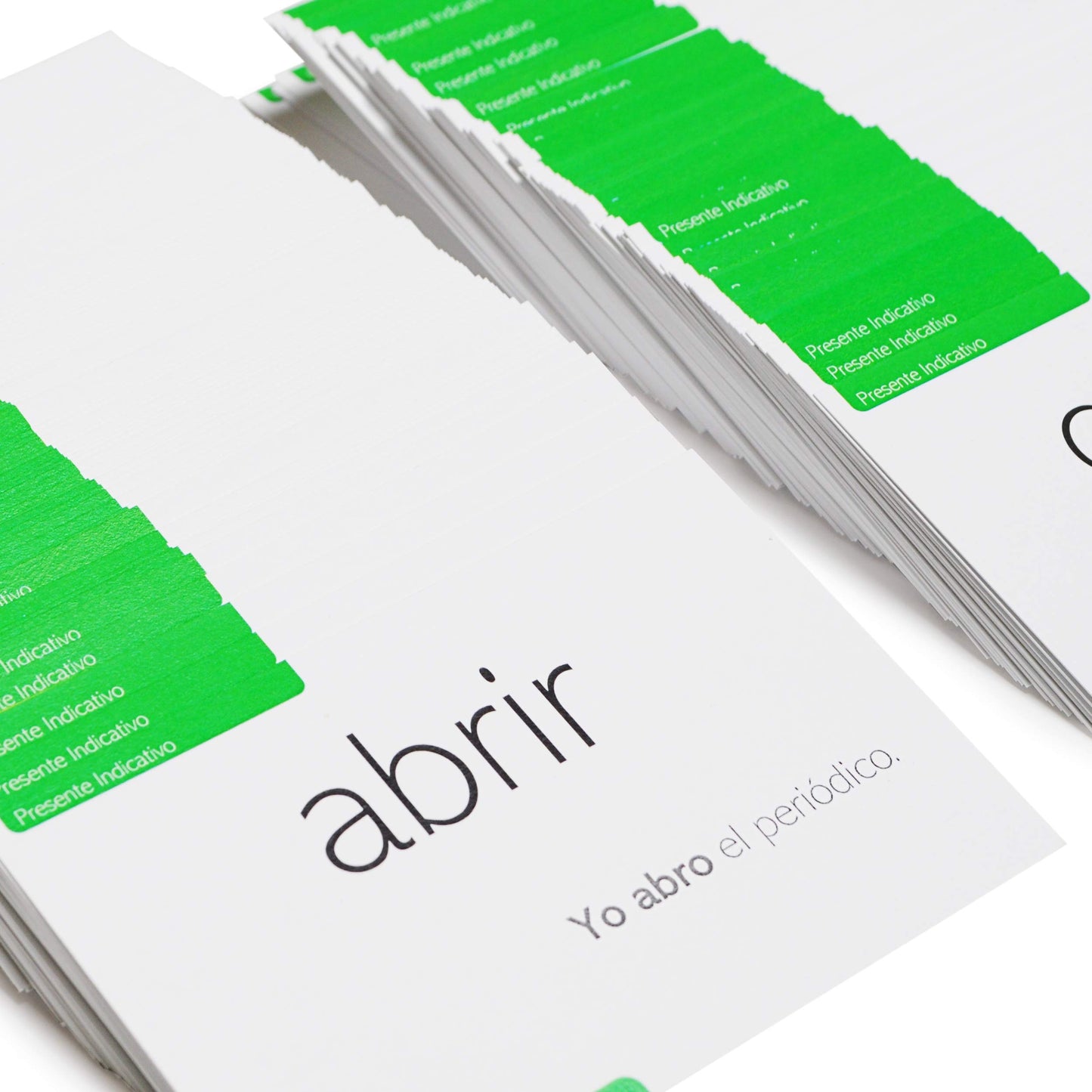 Pat's Flash Cards 200 Spanish Verb Conjugation Presente Indicativo Flash Cards - Full Examples in