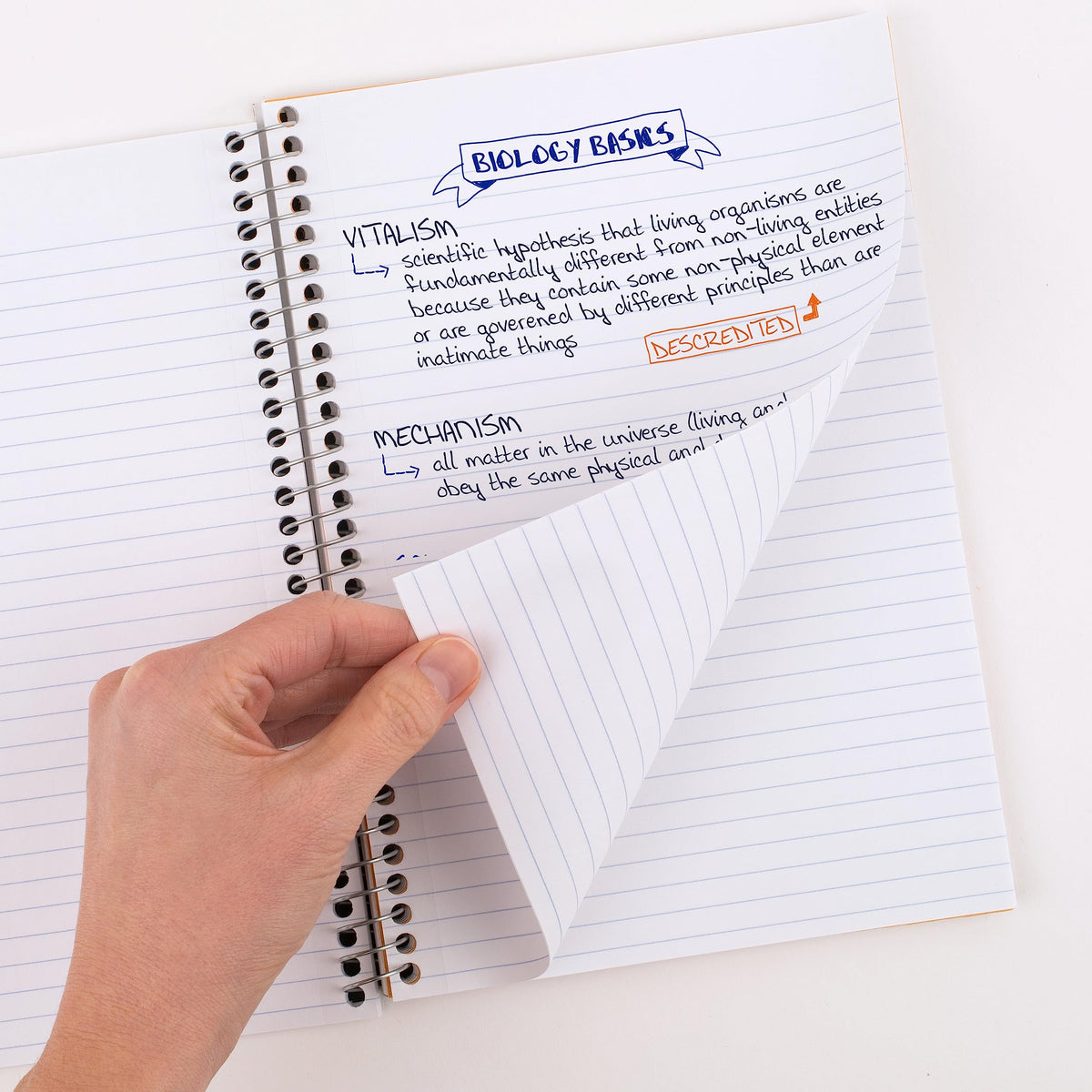 Five Star Small Spiral Notebook, 2 Subject, College Ruled Paper, 9-1/2" x 6", 100 Sheets, Black