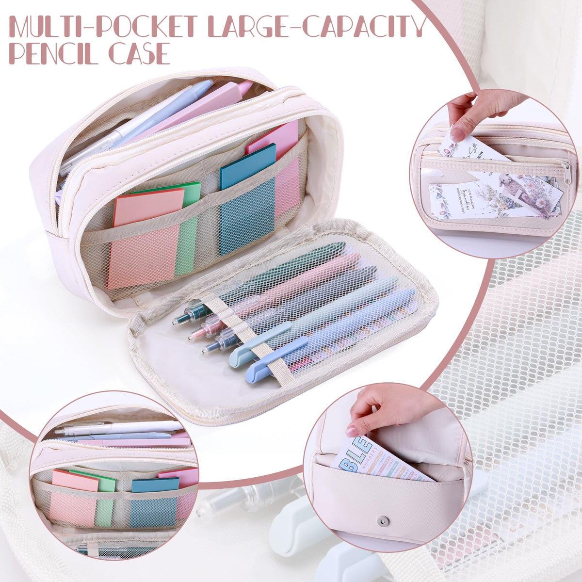 XKDOUS 40 Bible Study Kit, Journaling Supplies for Women with Case, Pink