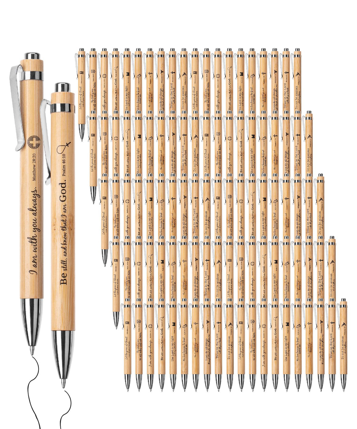 Mr. Pen- Bible Verse Pens Bulk, 100 Pack, Black Ink