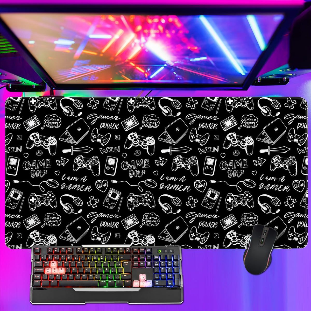 Vimorco Large Gaming Mouse Pad, Large Desk Pad Big Computer Mat Mousepad, Desk Mat Laptop Keyboard