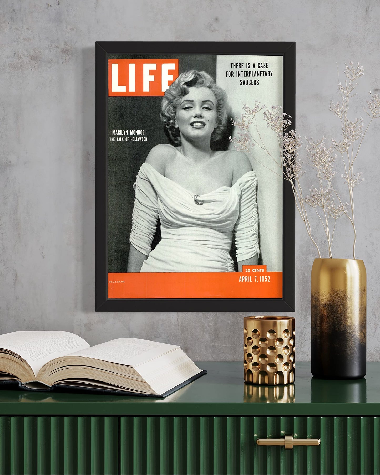 CountryArtHouse LIFE Magazine Solid Wood Picture Frame - Complete with Acrylic, Backing, and