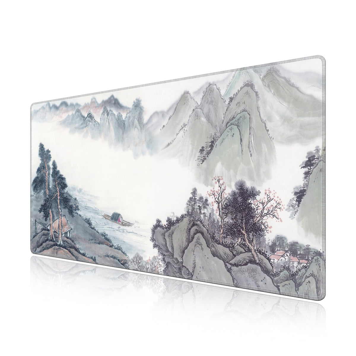 LL-COEUR XXL Landscape Gaming Mouse Pad Computer Keyboard Mat Office Desk Pad (Landscape 1, 27.5" x