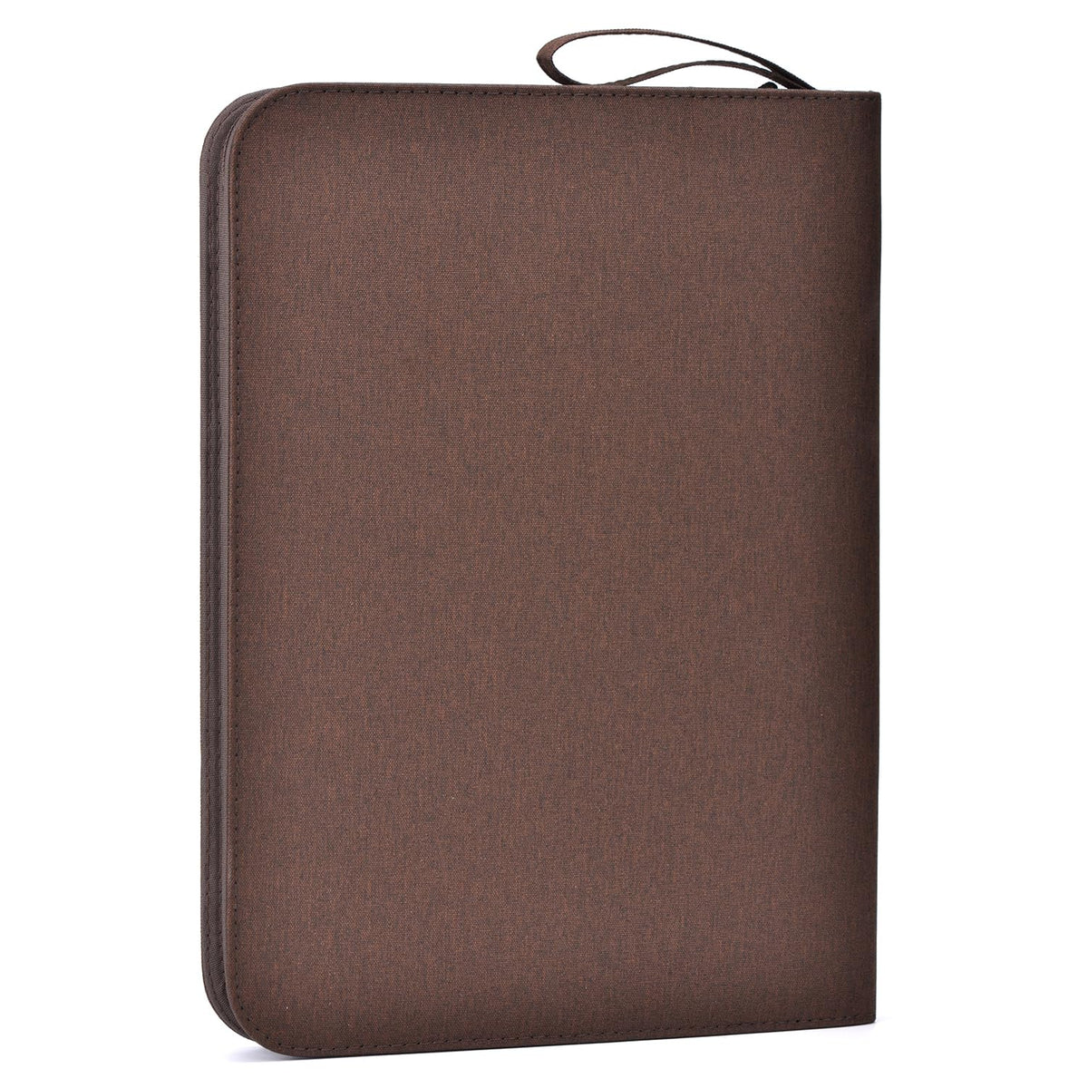 Lanxivi 48 Fountain Pen Case Coffee Organizer Bag, Waterproof Canvas Pen Display Holder with YKK