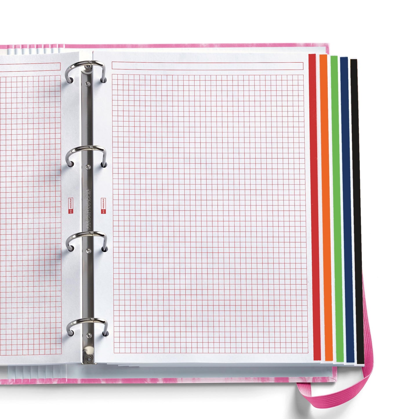 Miquelrius - Carpebloc A4 Emotions, 4 Ring Binder Folder A4 + Refill Squared Sheets, 90 g/m² Paper