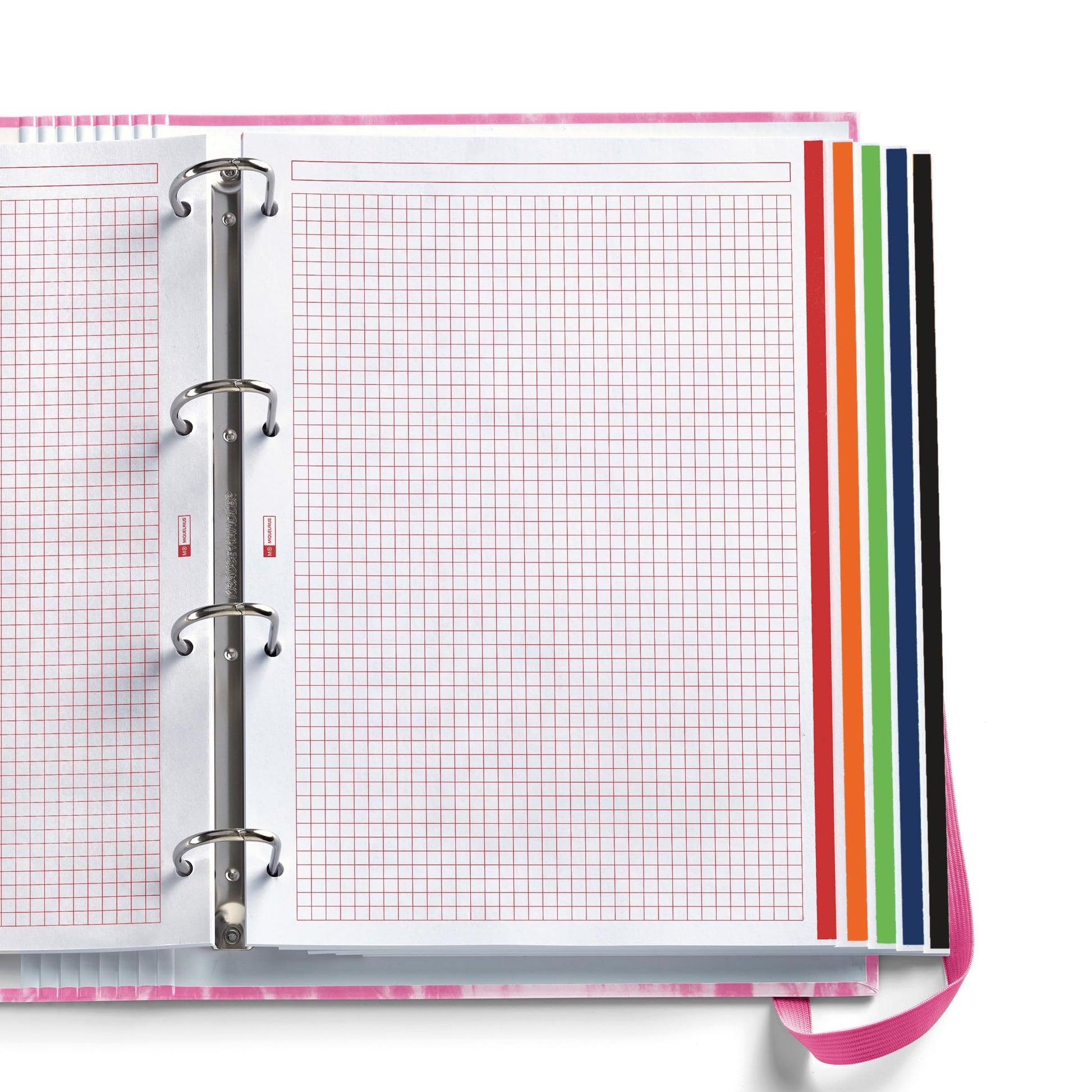 Miquelrius - Carpebloc A4 Emotions, 4 Ring Binder Folder A4 + Refill Squared Sheets, 90 g/m² Paper
