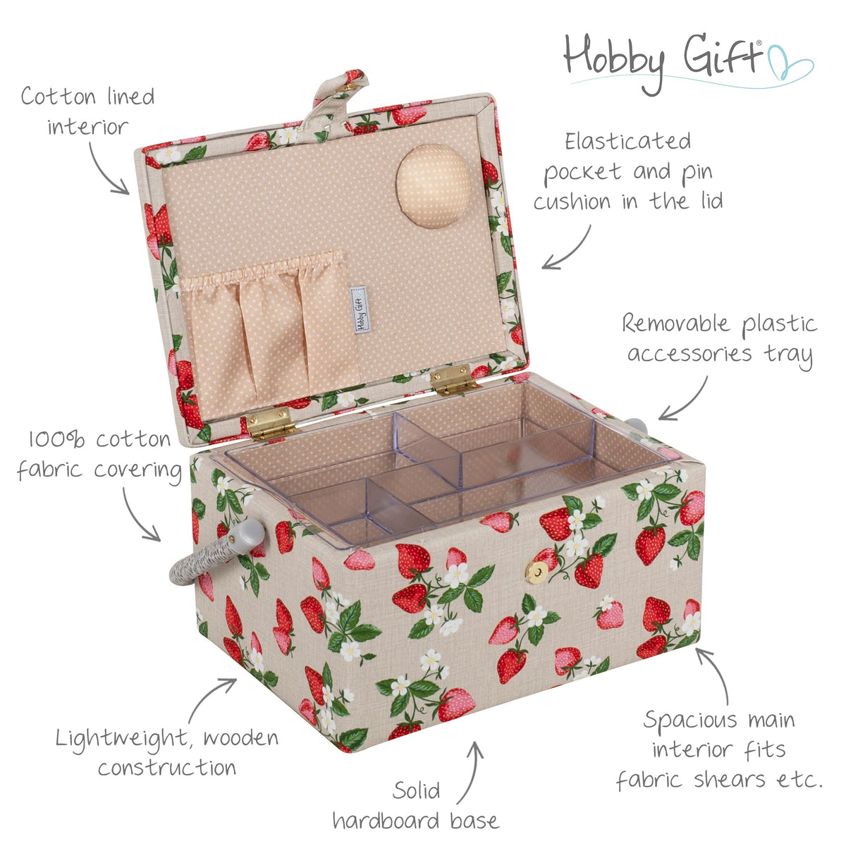 Hobby Gift Medium Sewing Box Organiser