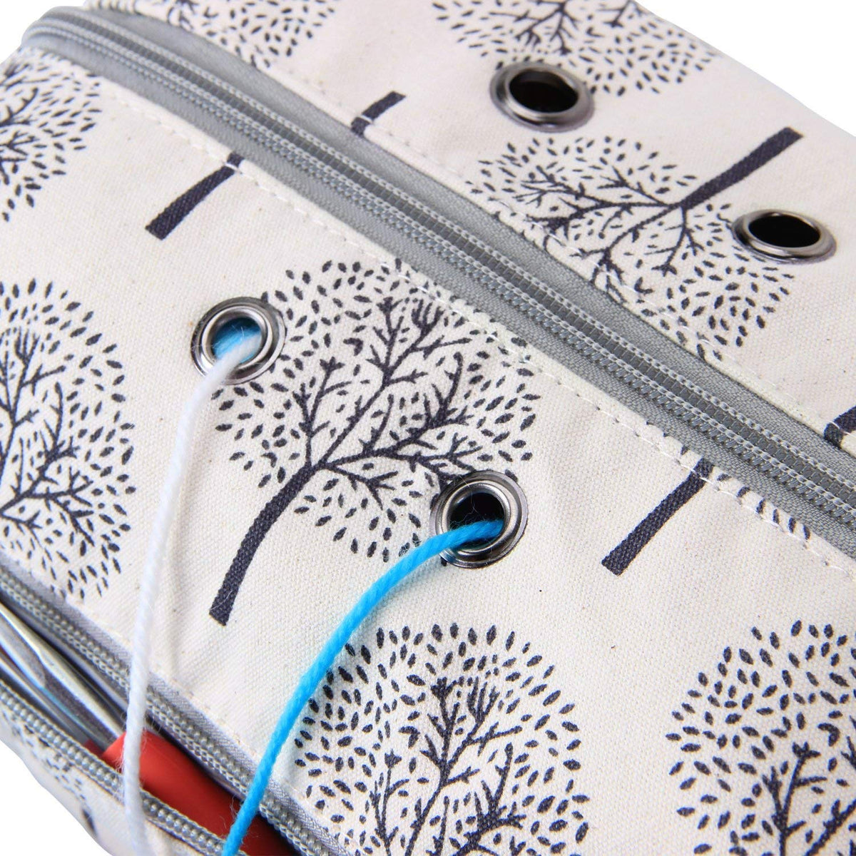 LUXJA Large Yarn Storage Bag for Yarn Skeins, Trees
