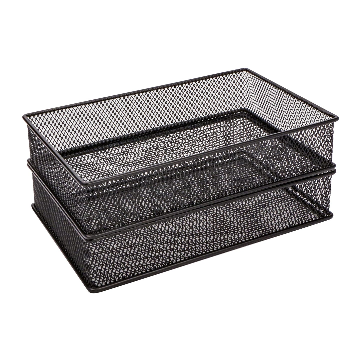 Annova Mesh Stackable Drawer Cabinet and Shelf Organizer Bins Storage Basket School Office Supply