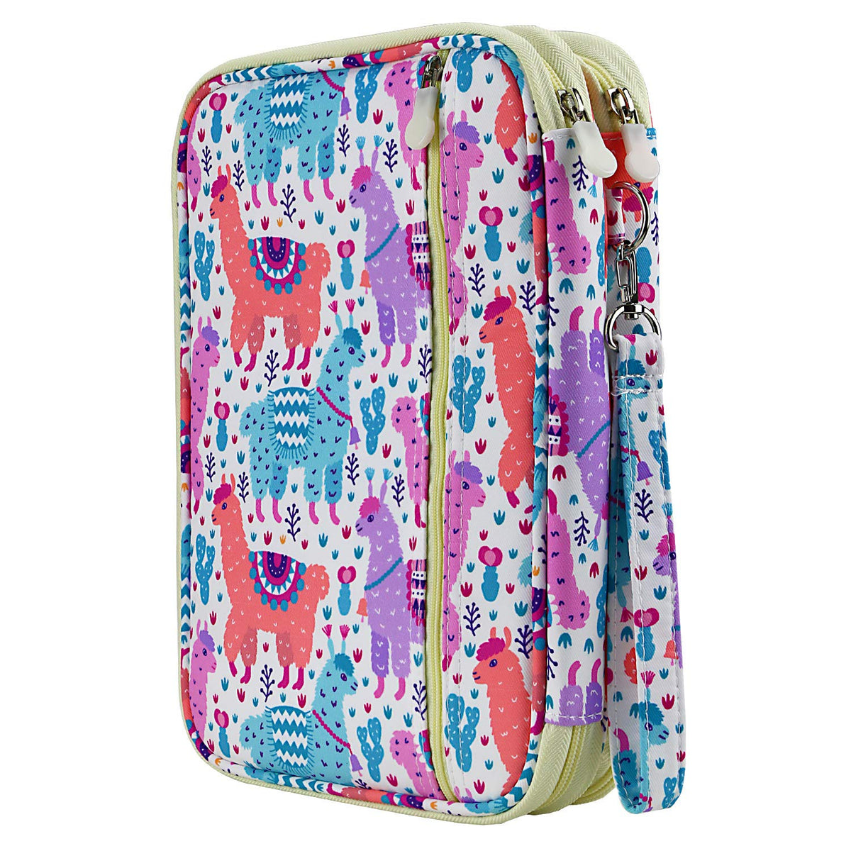 YOUSHARES 192 Slots Colored Pencil Case, Large Capacity Pencil Holder Pen Organizer Bag with Zipper