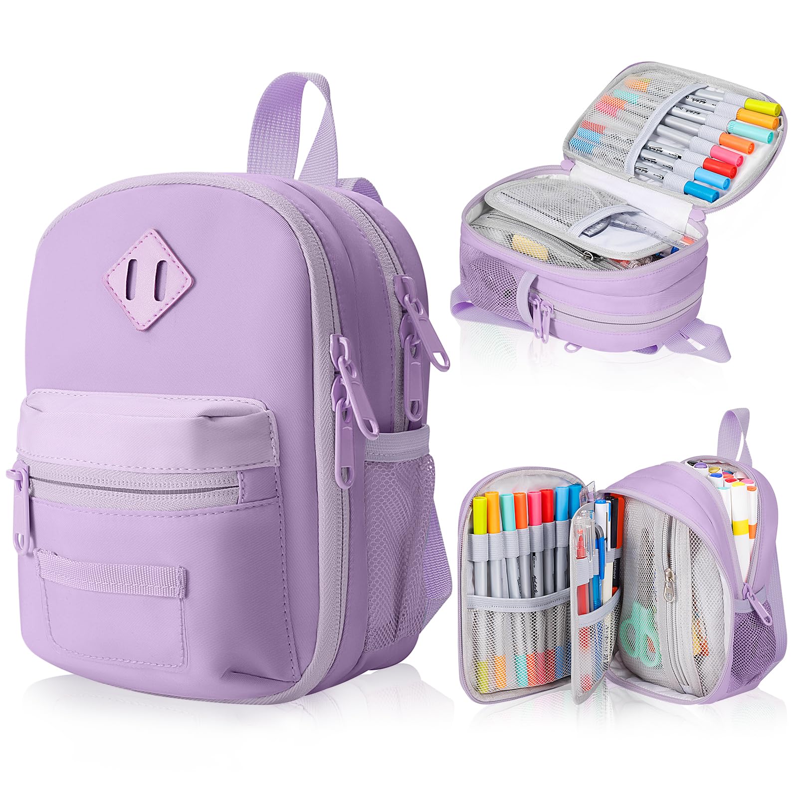 crawing Large Capacity Pencil Case, Mini Backpack Pencil Case, Storage High Capacity Bag Pouch