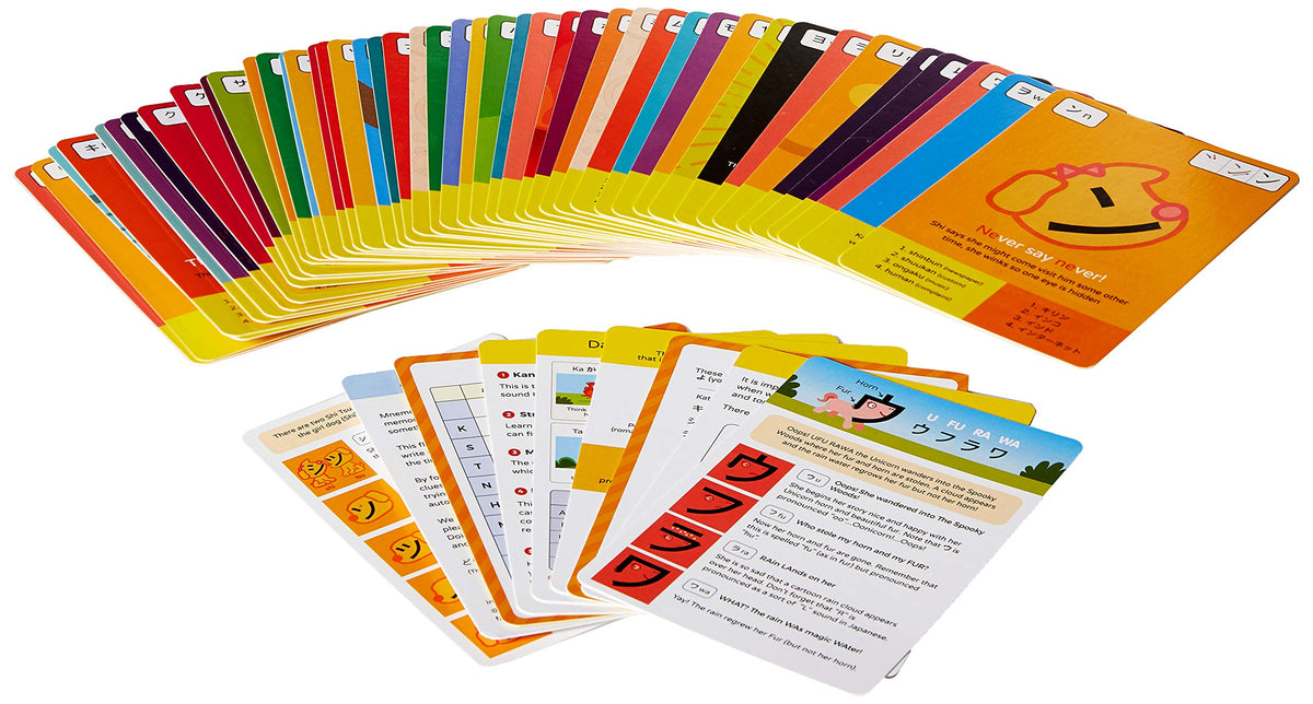Dr. Moku's Hiragana & Katakana Flash Cards - Learn the Japanese Alphabet for Beginners
