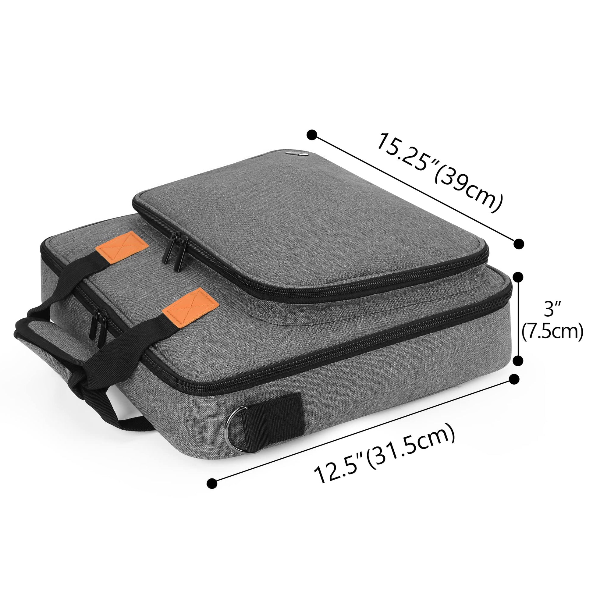 LUXJA Embroidery Project Bag, Embroidery Kits Storage (Bag Only), Gray