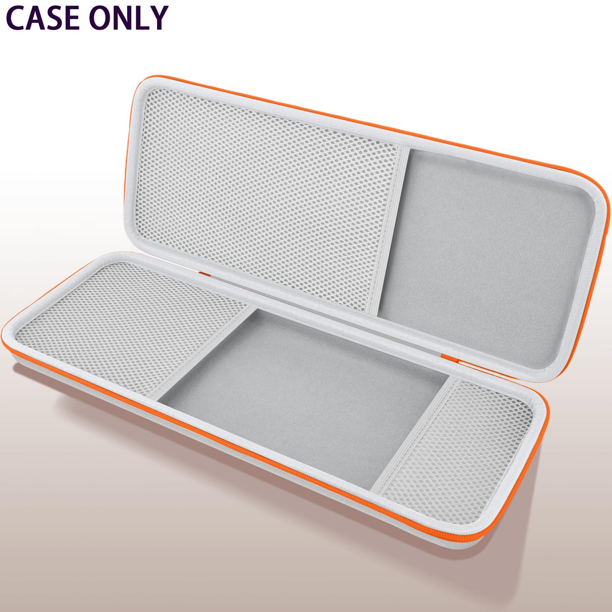 co2CREA Hard Case for Logitech POP ICON Keyboard & Mouse Combo,White Orange