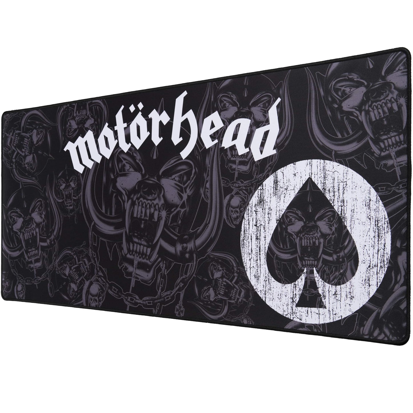 SUBSONIC Motorhead Mouse Pad XXL 35x15 in – Gaming Desk Mat Extra Large