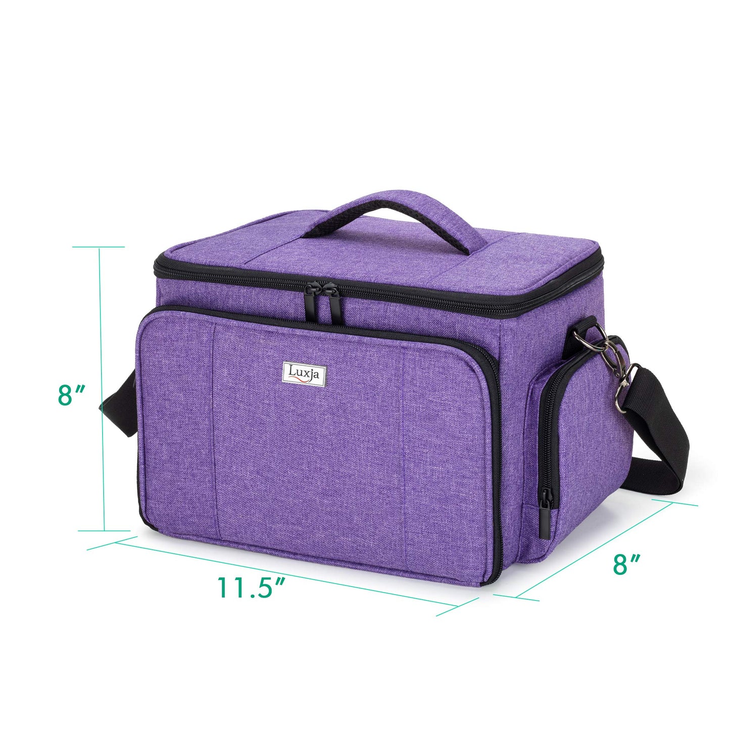 LUXJA Carrying Case Compatible with Cricut Joy and Easy Press Mini, Purple