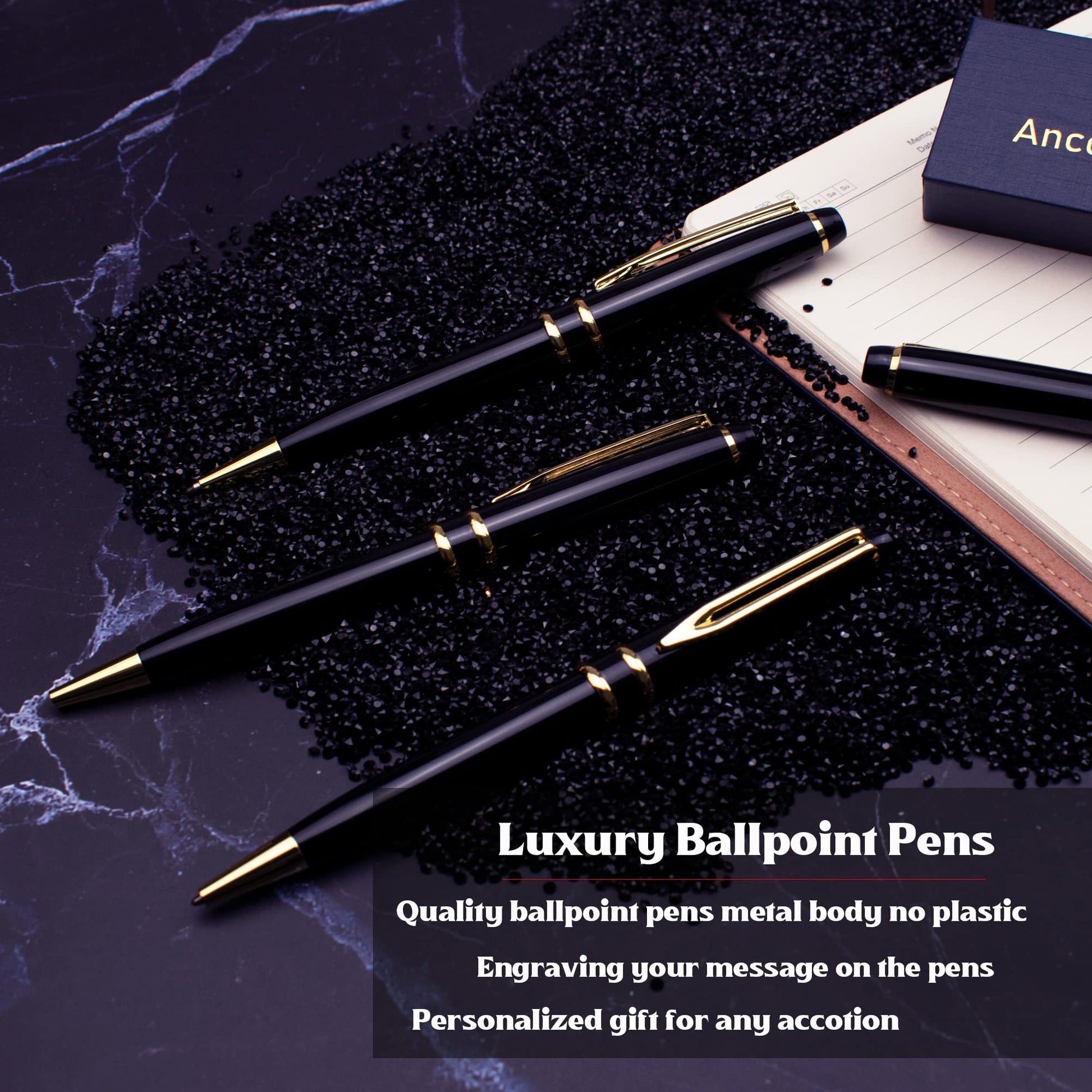 Personalized Promotion Pens - Engraved Your Message Name Company Team Name