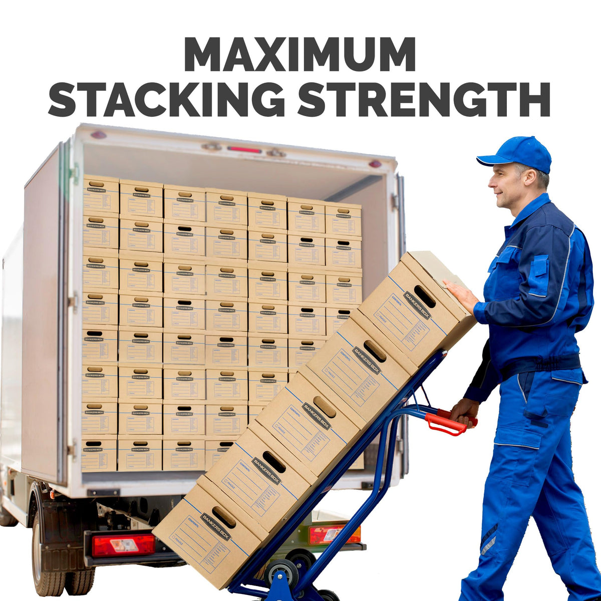Bankers Box 10-Pack Small Classic Moving Boxes with Reinforced Handles