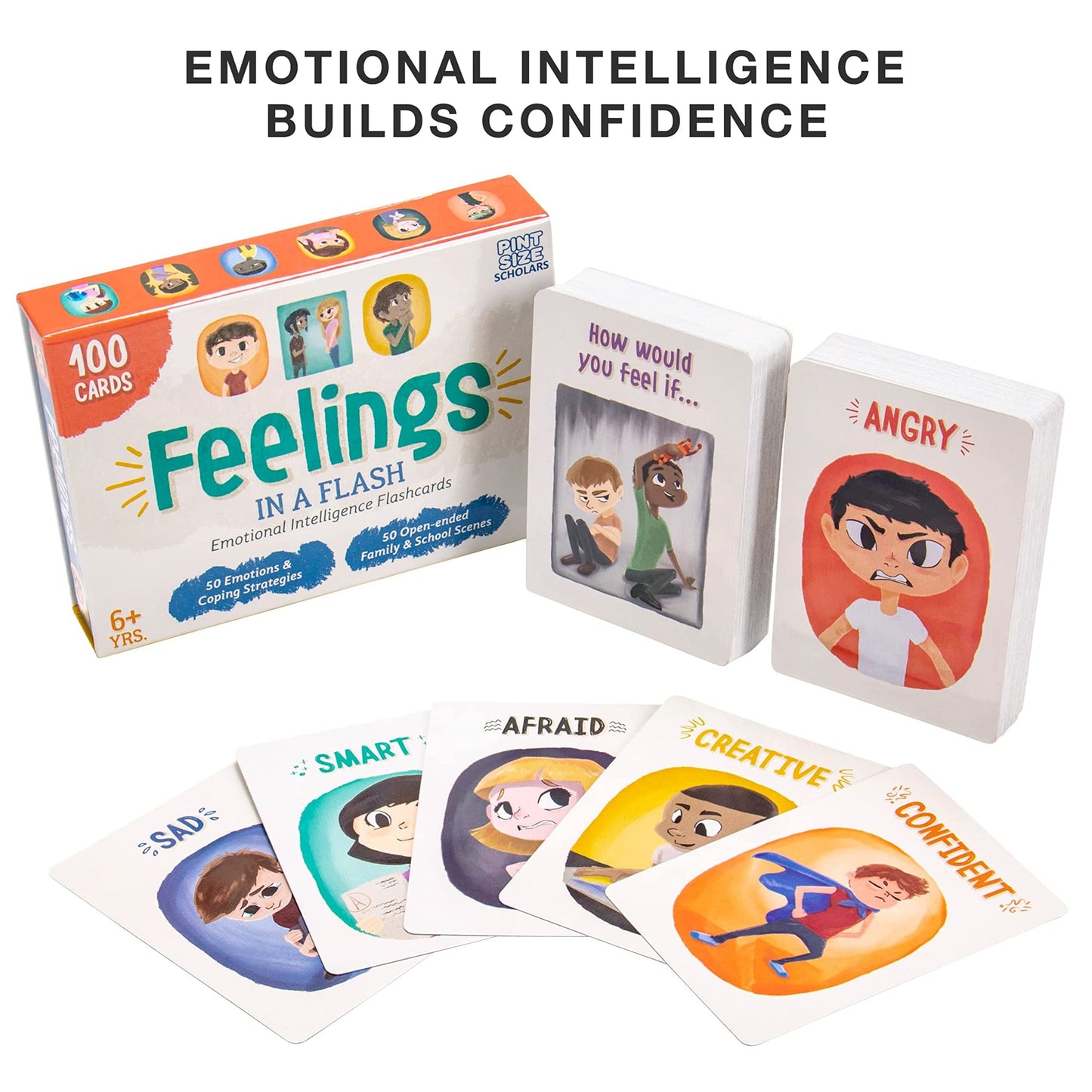 Feelings in a Flash - Emotional Intelligence Flashcard Game - Toddlers & Special Needs Children