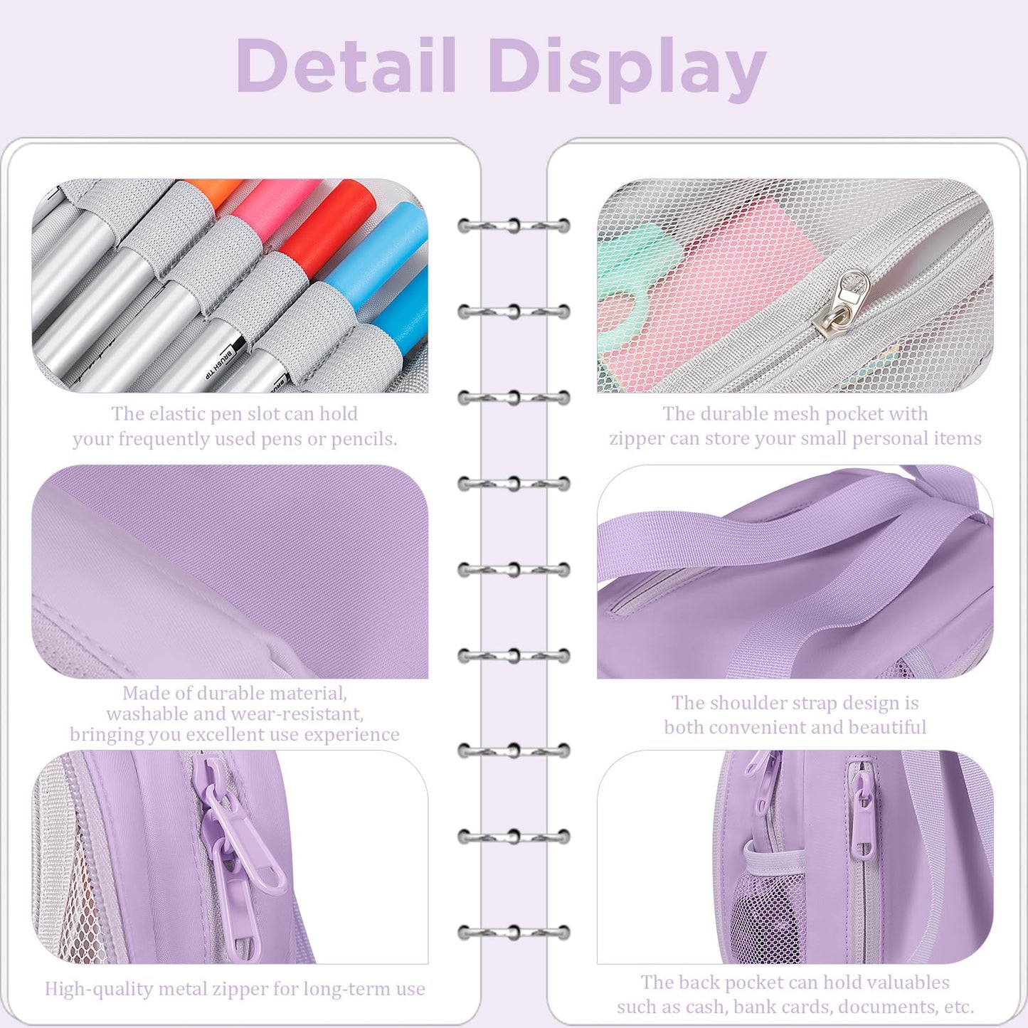 crawing Large Capacity Pencil Case, Mini Backpack Pencil Case, Storage High Capacity Bag Pouch