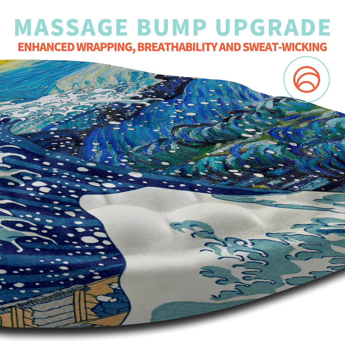 Kuosgm Ergonomic Mouse Pad Wrist Support with Memory Foam Massage Bulge, Carpal Tunnel Pain Relief