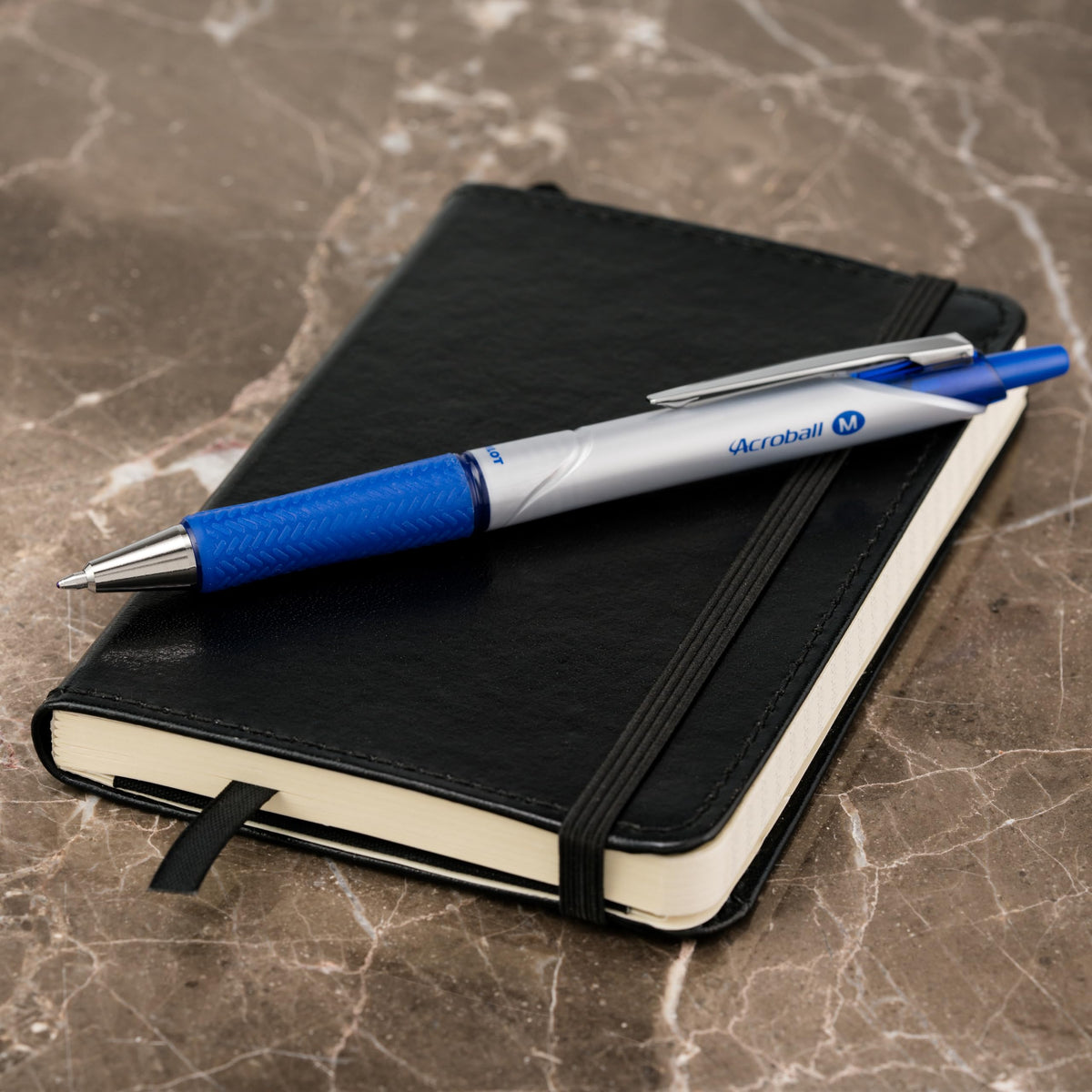 PILOT Acroball Colors Advanced Ink Ball Point Pens, 1.0mm, Blue, 12-Pack