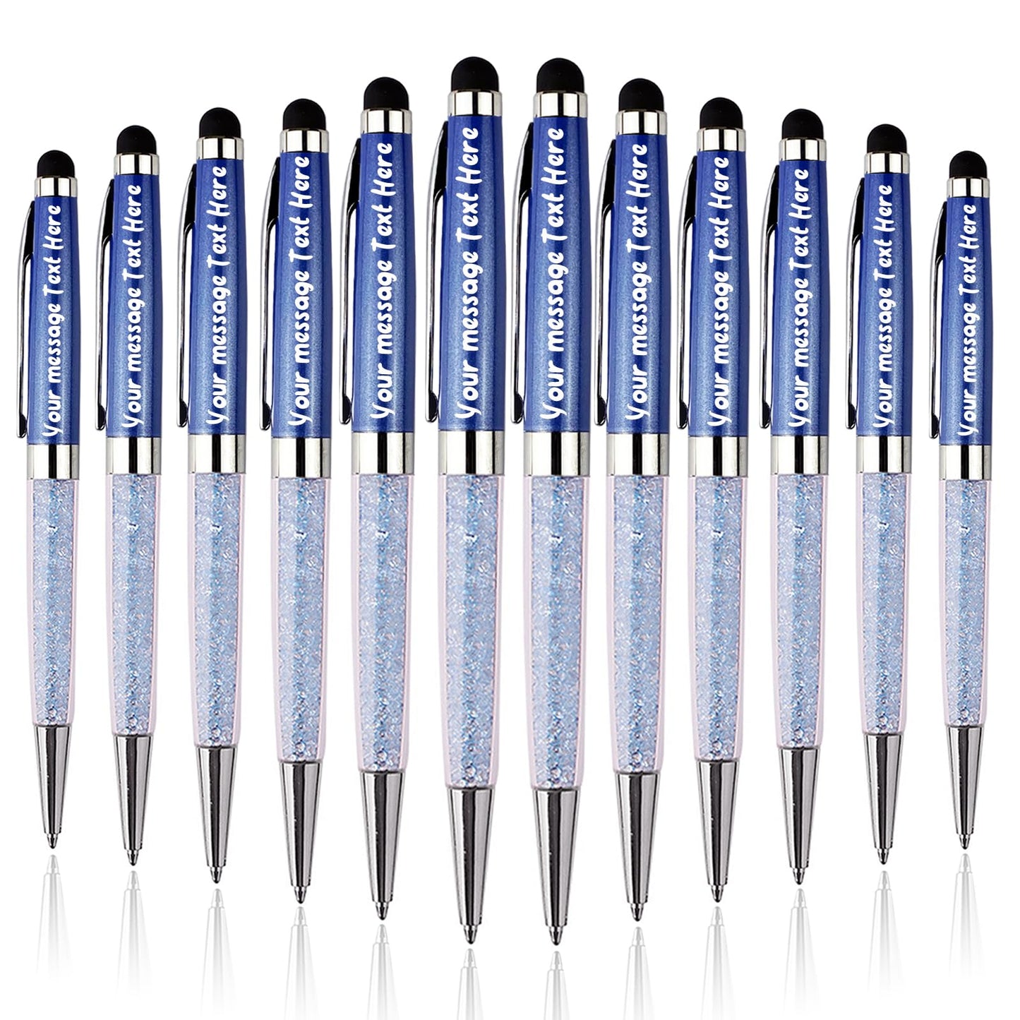 Yastar Custom Pens Bulk for Business,Graduation,Anniversaries-Crystal Pens