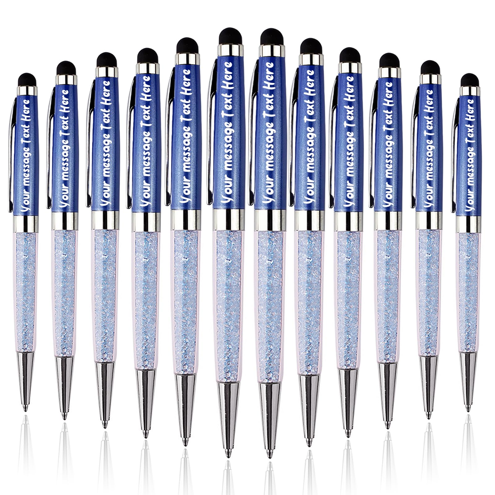 Yastar Custom Pens Bulk for Business,Graduation,Anniversaries-Crystal Pens