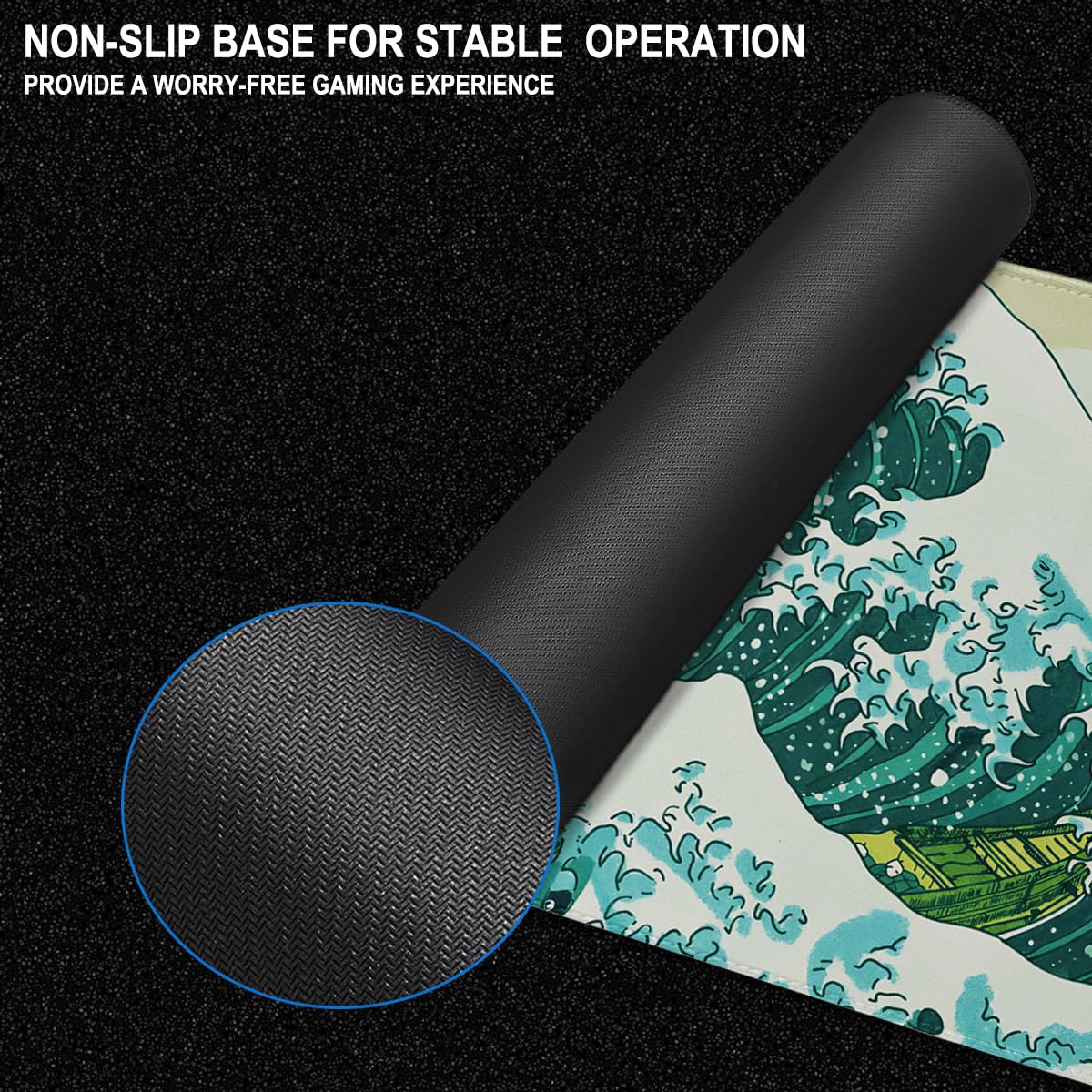 Large Extended Gaming Mouse Pad, 31.5" x15.7" Large Mat with Superior Micro-Weave Cloth, Water
