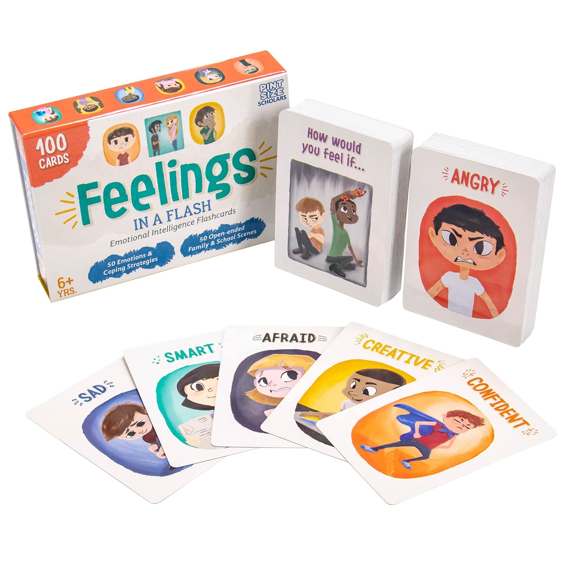 Feelings in a Flash - Emotional Intelligence Flashcard Game - Toddlers & Special Needs Children