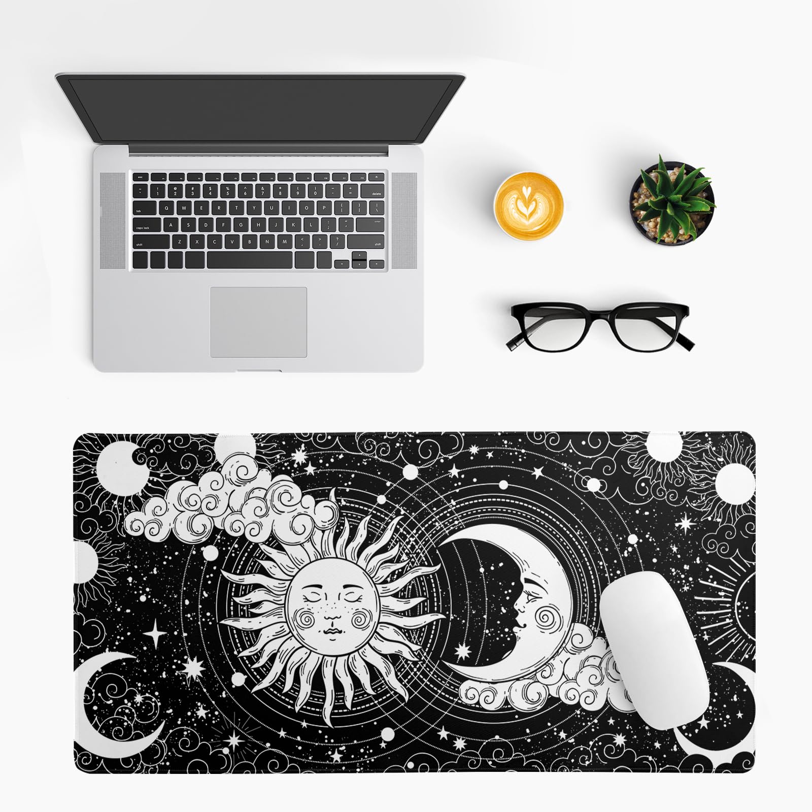 Magic Astrology Extended Big Mouse Pad Large, Gaming Mouse Pad Desk Pad,27.6x11.8 Inch Long