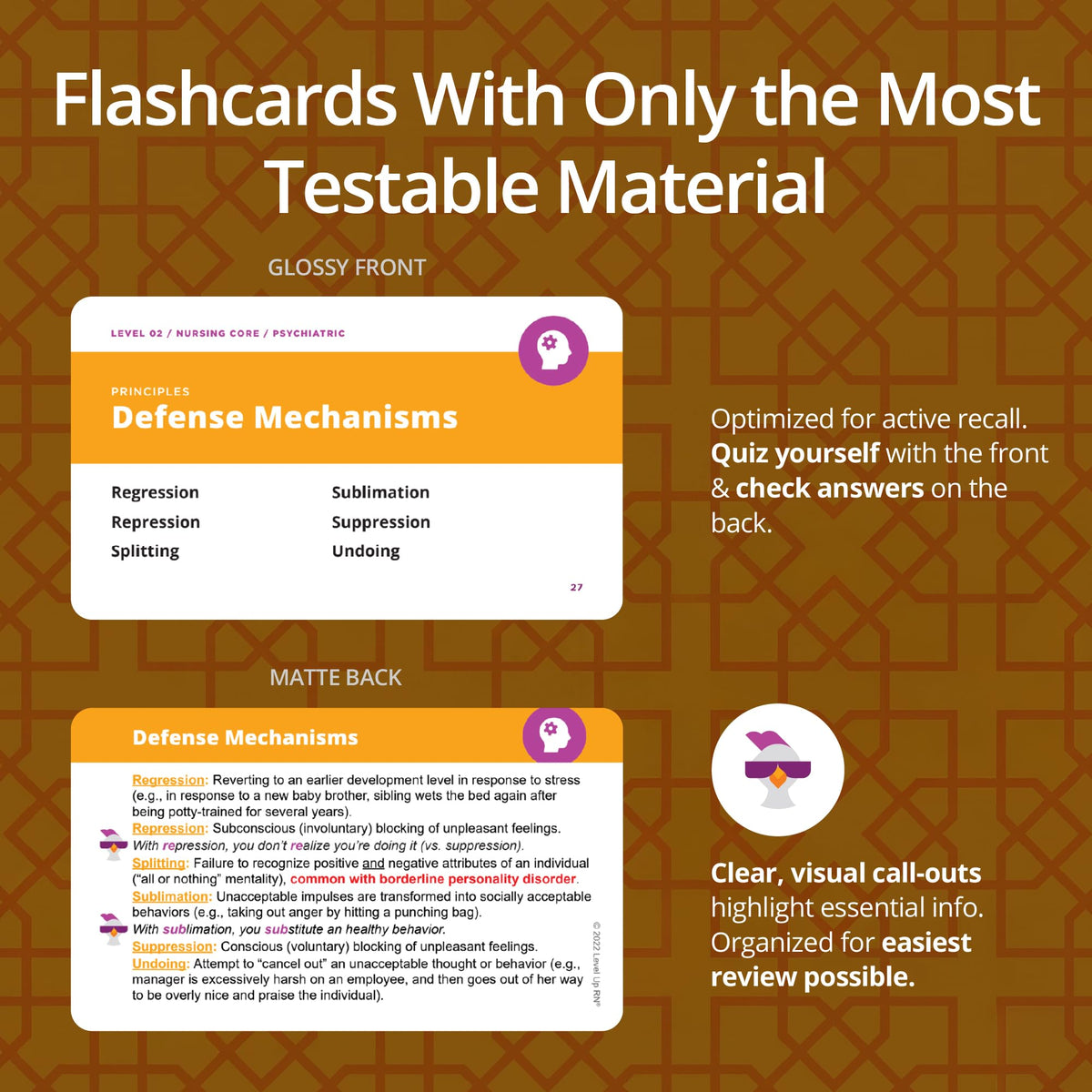 Psychiatric Mental Health Flash Cards – No Fluff – Only Essential Info for Nursing School