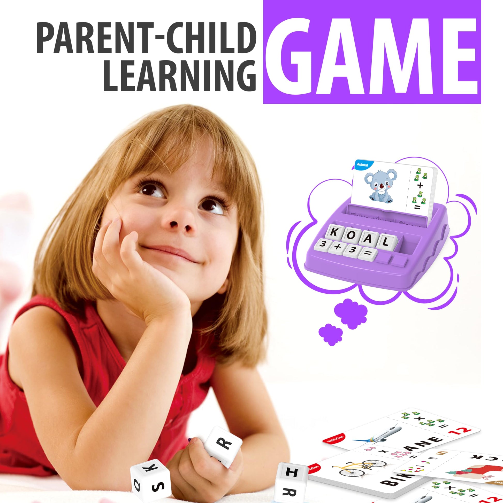 Yolscue Montessori Matching Letter Games,Educational Toys for 3-8 Year Olds Boys Girls,Alphabet