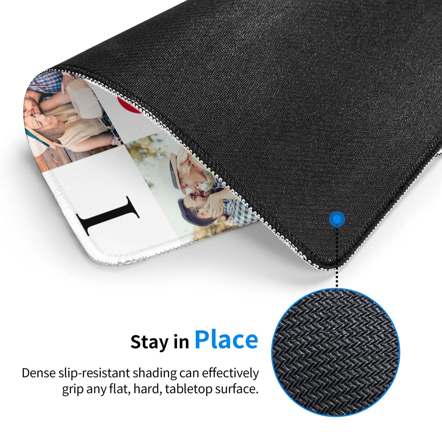 Custom Mouse Pad Personalized Photo Moues Pad with Your Image/Text for Office Gaming Computer Desk