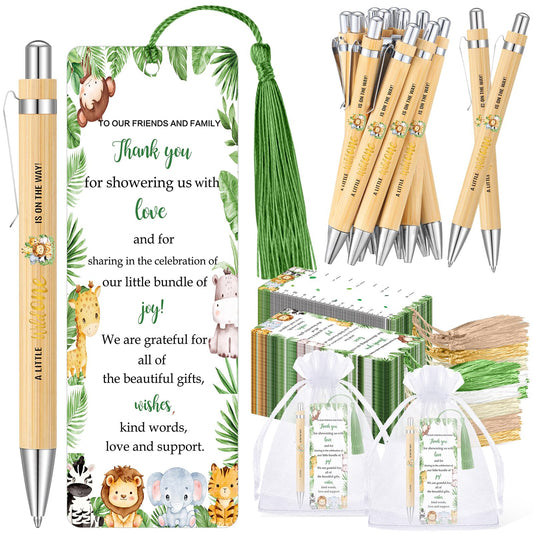 Gilprop Safari Animal Baby Shower Favors for Guests Forest Animal Includes 50 Baby Shower Ballpoint