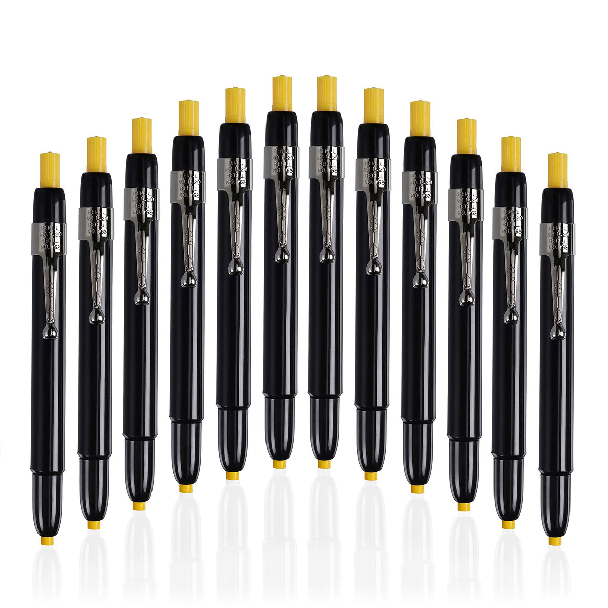 Listo 1620 - Box of 12 - YELLOW COLOR - China Markers/Grease Pencils