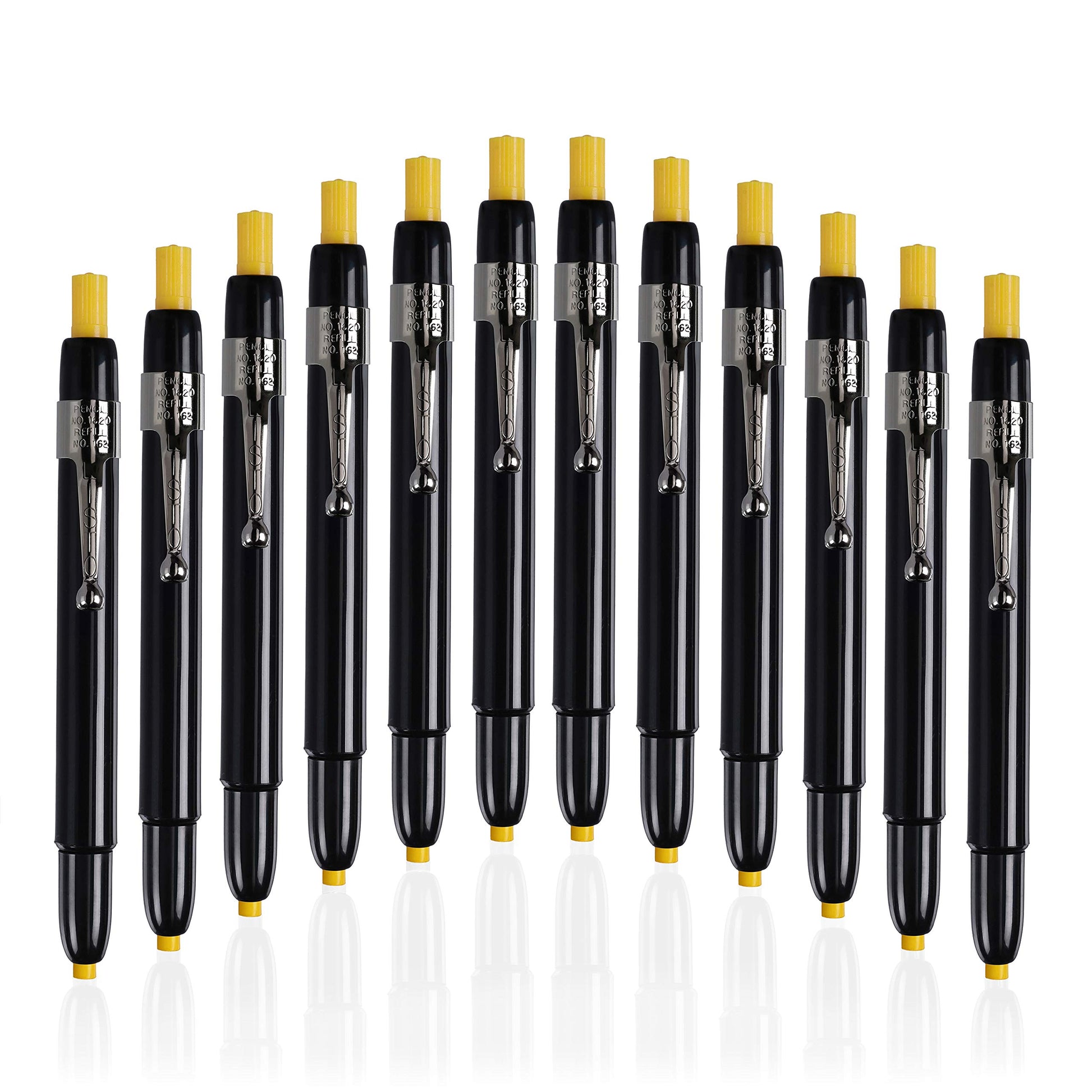Listo 1620 - Box of 12 - YELLOW COLOR - China Markers/Grease Pencils