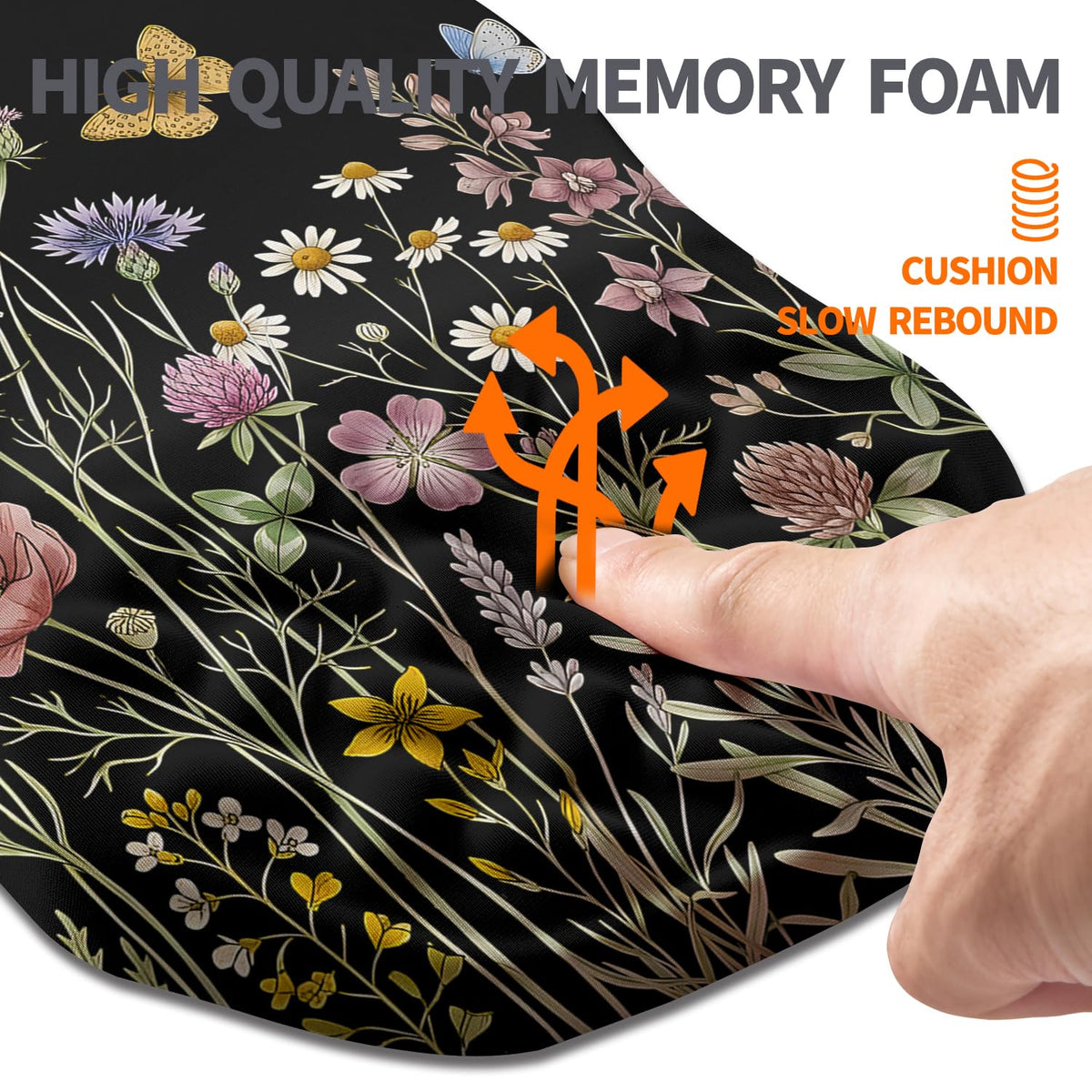 Armanza Ergonomic Slope Mouse Pad Wrist Support, Wrist Rest Mousepad for Carpal Tunnel Pain Relief