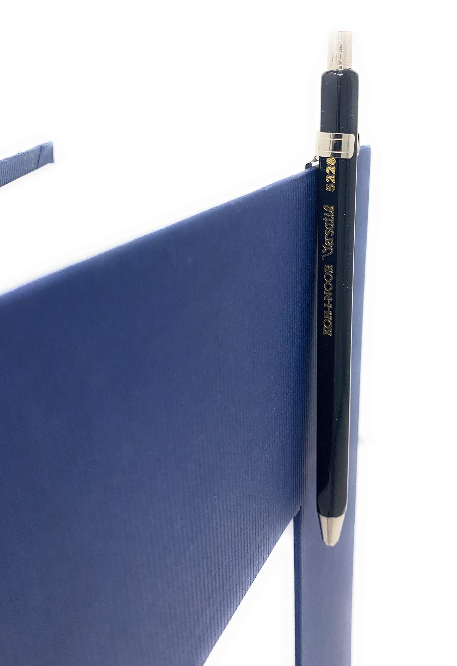 KOH-I-NOOR 5228CL Short Mechanical Pencil Metal Set of 2 Black