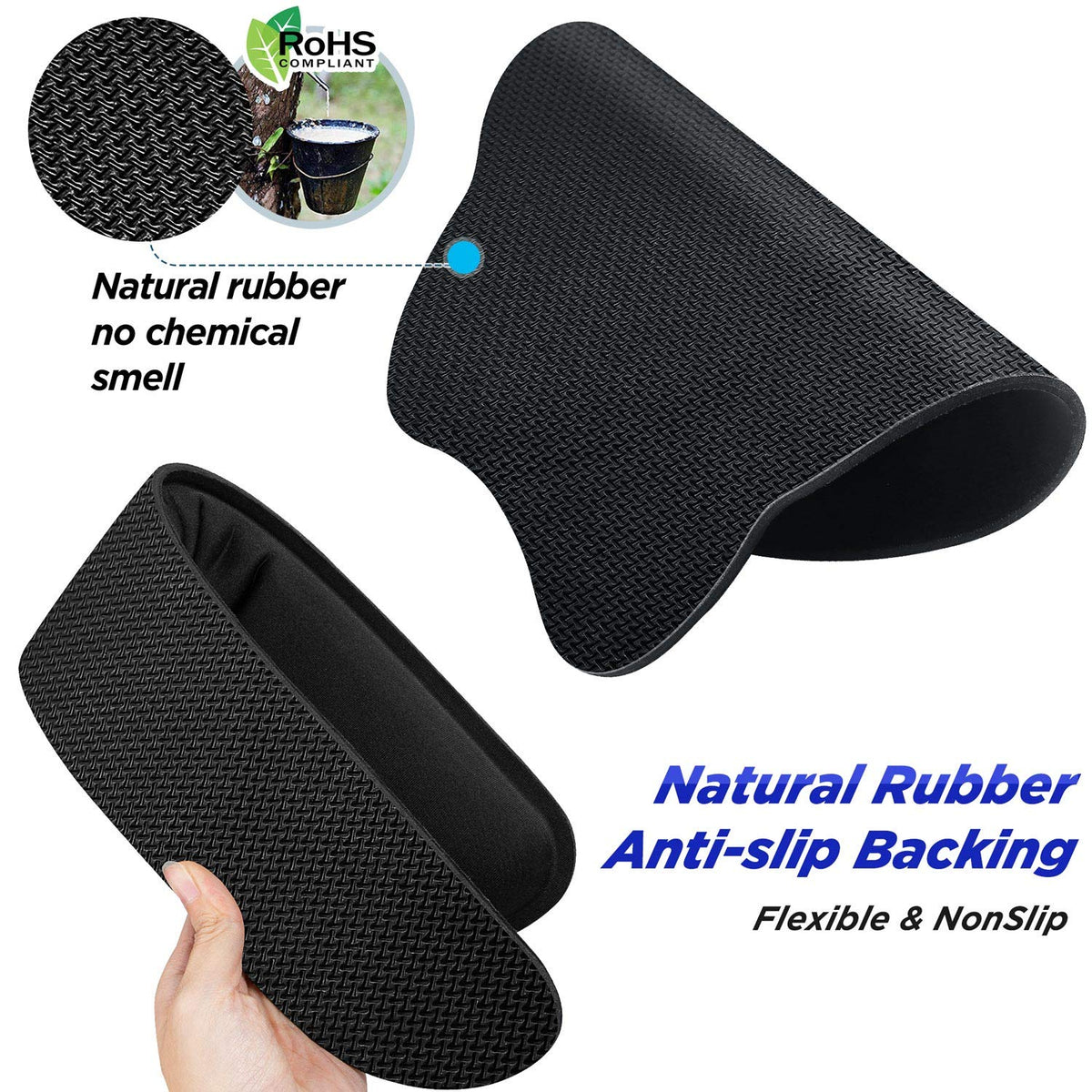 Gimars Upgrade Enlarge Superfine Fibre Soft Smooth Gel Ergonomic Mouse Pad Wrist Support and