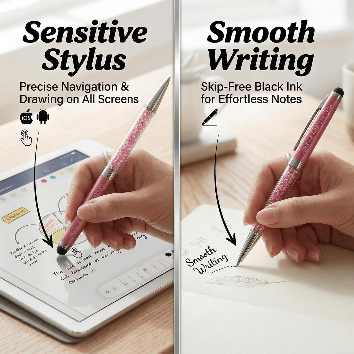 Yastar Personalized Pens with Stylus Ideal Gift for Graduations Friends
