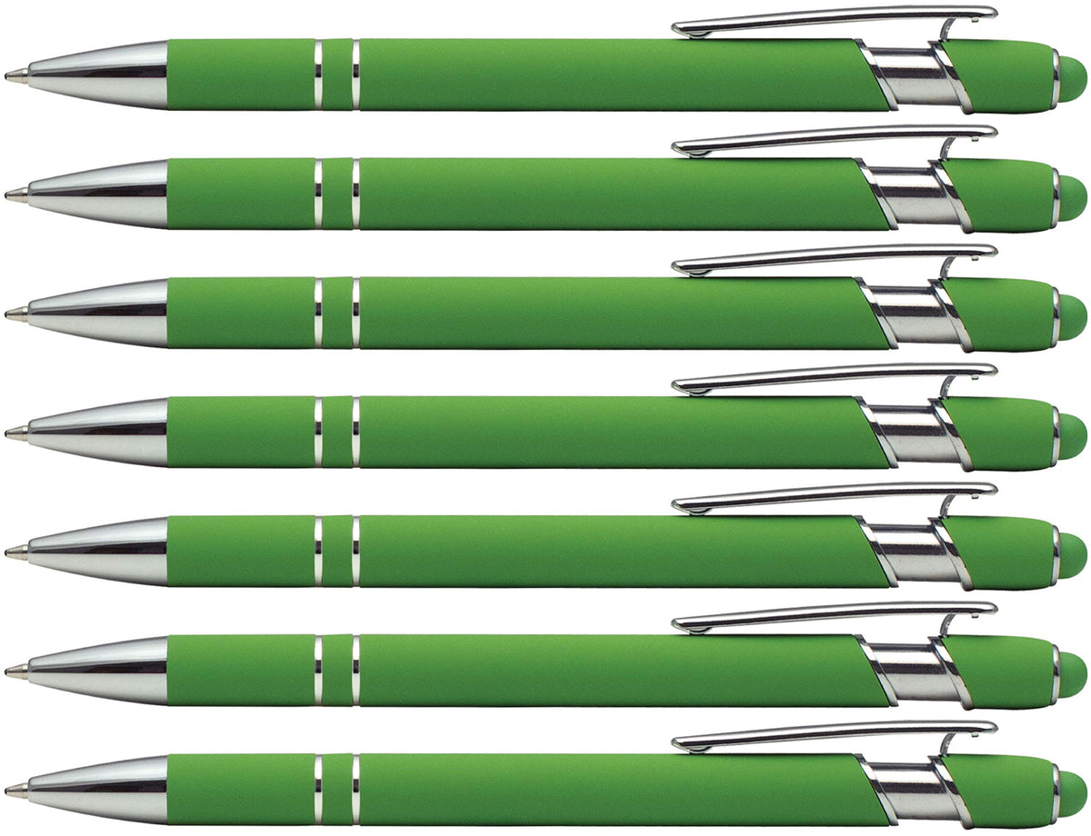 Express Pencils Rubberized Soft Touch | Burst of Color | Ballpoint Pen with Stylus Tip a stylish